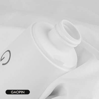 Chai dầu gội đầu rỗng nhựa HDPE có nắp đĩa 250ml Màu trắng đen mờ Bề mặt mờ