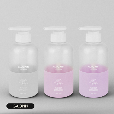 Chai nhựa 400ml dành cho thú cưng Bao bì chăm sóc da tùy chỉnh Chai xịt sữa tắm