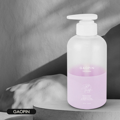 Chai nhựa 400ml dành cho thú cưng Bao bì chăm sóc da tùy chỉnh Chai xịt sữa tắm