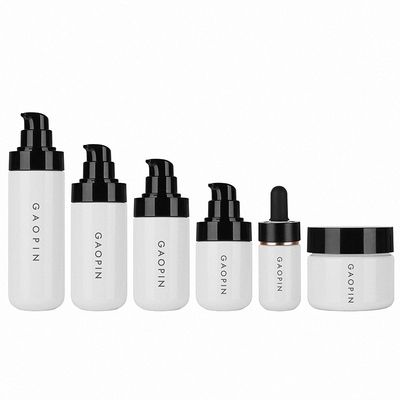 50ml 80ml 100ml 120ml Bao bì bộ chăm sóc da sang trọng Mỹ phẩm Hộp đựng kem lọ