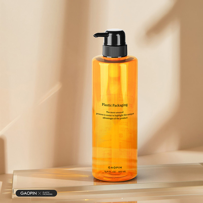 500ml tùy chỉnh sang trọng cho thú cưng bằng nhựa Body Wash Lotion đựng chai dầu gội trong suốt