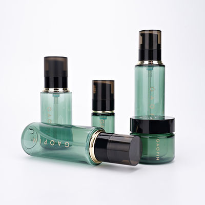 30ml 90ml 110ml 130ml Bơm đen và lọ kem 30g Chai nhựa mỹ phẩm chăm sóc da