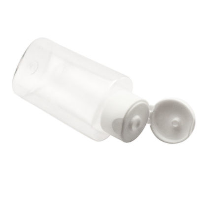 Clear Flip Cap Chai nhựa mỹ phẩm rỗng Chai gel rửa tay 60ml 100ml