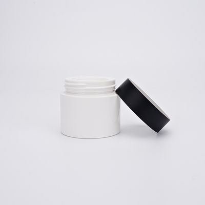 Hộp đựng nắp vặn PET 30ml, lọ mỹ phẩm kem bằng nhựa màu trắng