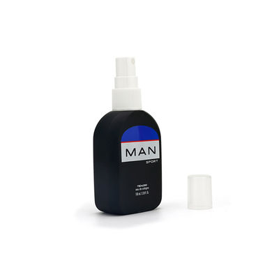 Chai xịt mỹ phẩm nhựa đen mờ HDPE rỗng In màn hình