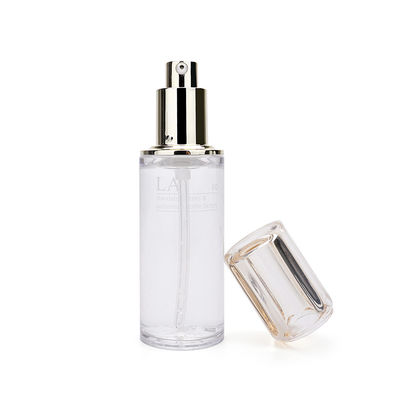 Chai kem dưỡng da nhựa PET mỹ phẩm Chai bơm vàng có độ trong suốt cao 60ml