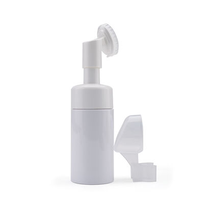 Chai bơm bọt PET 100ml tùy chỉnh với bàn chải silicone