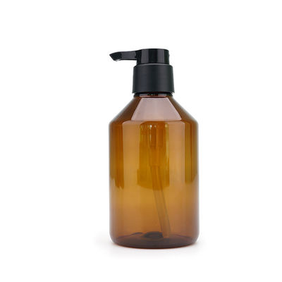 Gaopin Chai nhựa màu hổ phách 500ml, Chai đựng dầu gội đầu rỗng 280ml