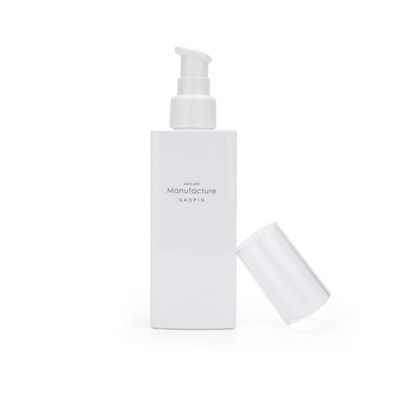 Hình vuông trắng 100ml 120ml 150ml Hộp đựng 200ml Chăm sóc da mặt Chai sữa dưỡng da bằng nhựa
