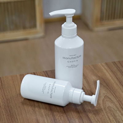 QS White PET Shampoo Chai 300ml 500ml Lotion Pump for Hair Conditioner