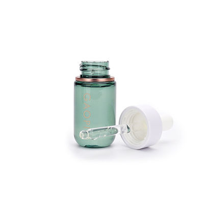 Chai bơm kem dưỡng da bằng nhựa màu trắng, Chai nhỏ giọt mỹ phẩm 30ml 50ml