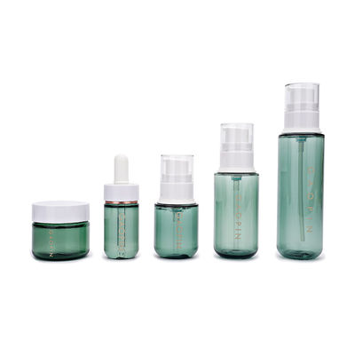 Chai bơm kem dưỡng da bằng nhựa màu trắng, Chai nhỏ giọt mỹ phẩm 30ml 50ml