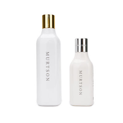 Chai đựng dầu gội đầu bằng nhựa trắng rỗng chống rò rỉ 200ml 300ml có nắp đĩa