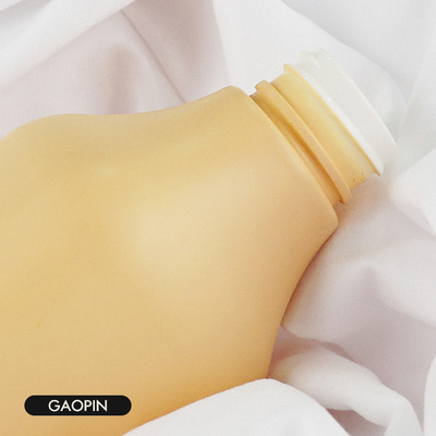 Chai dầu gội bằng nhựa 350ml Kem dưỡng da Bao bì mỹ phẩm với bơm vàng