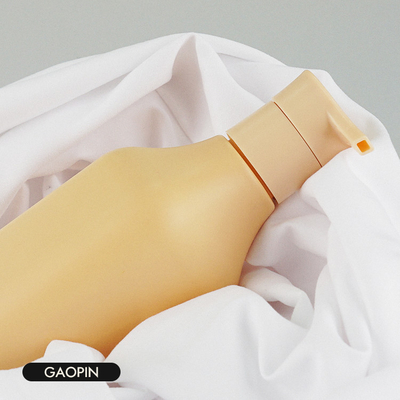 Chai dầu gội bằng nhựa 350ml Kem dưỡng da Bao bì mỹ phẩm với bơm vàng